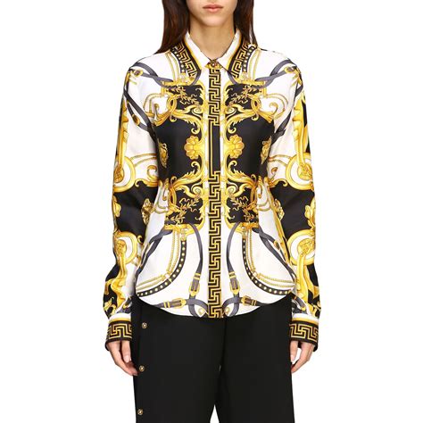 versace women's shirt|Versace shirts cheap for women.